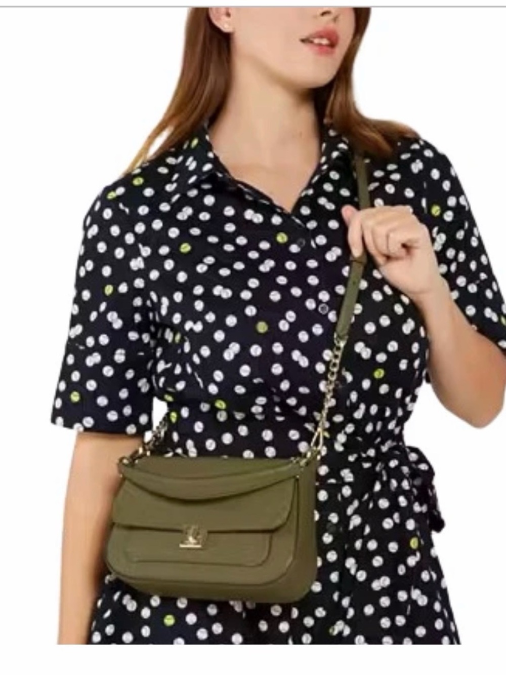 Kate Spade ♠️ Phoebe Turnlock Flap Crossbody - Seaweed